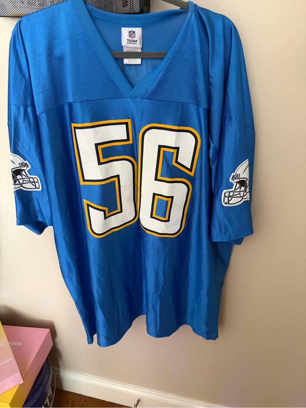 NFL Team Blue #56 Football Jersey Marriman